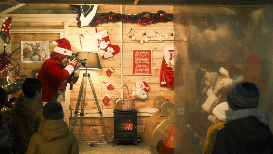 Photo avec le Père Noël